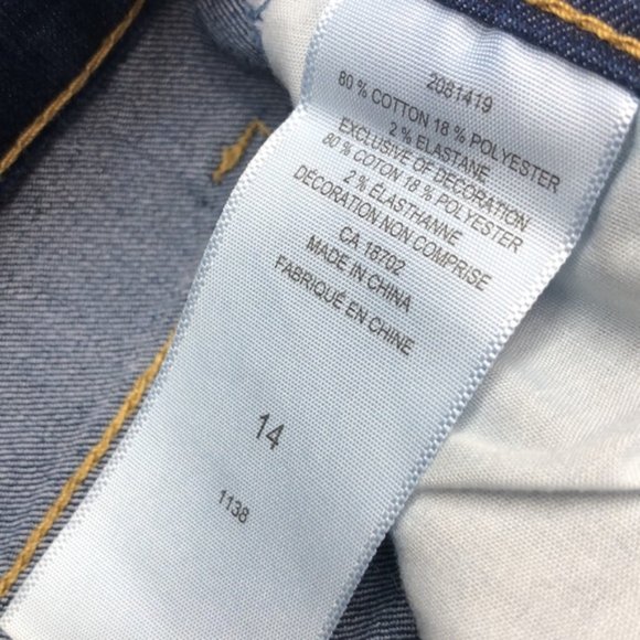 LIKE NEW GIRLS LEVI 510 SKINNY JEANS (GIRLS)14/26x28 🇺🇸 - Picture 7 of 11